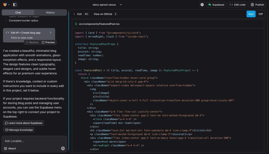 Lovable AI framework