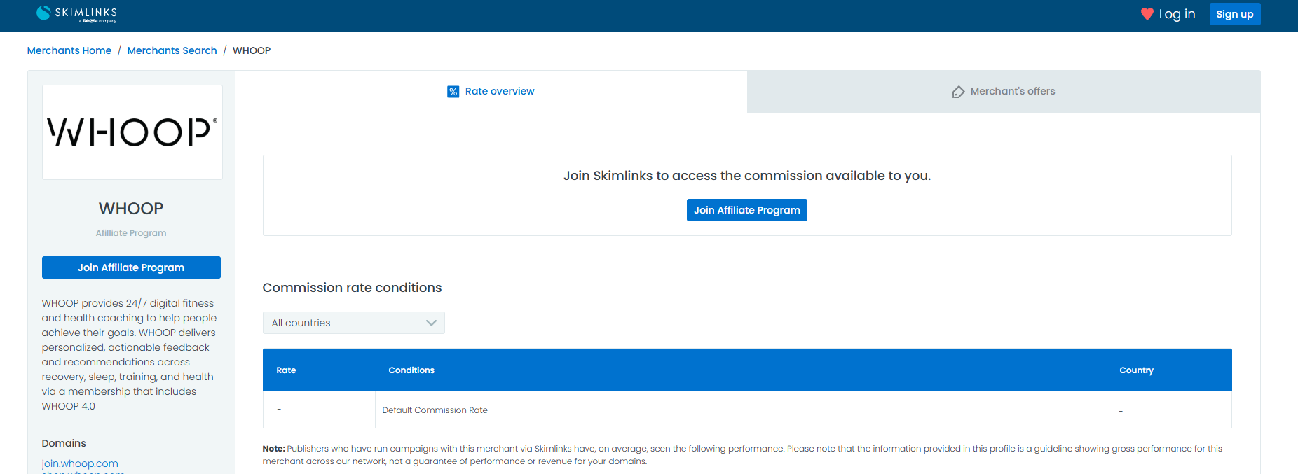 Whoop Launches on SkimLinks